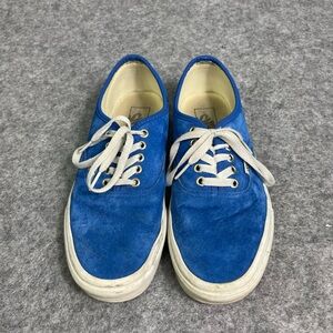 Vans Authentic Blue Suede Shoes Sneakers 721356 Skateboard Men's 8, Women's 9.5